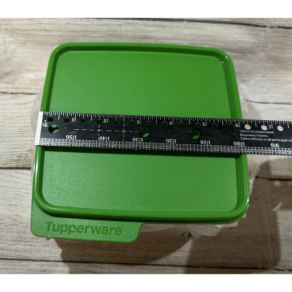 NEW Set of 3 Tupperware Keep Tabs Square Storage Containers New in Pkg Tub18